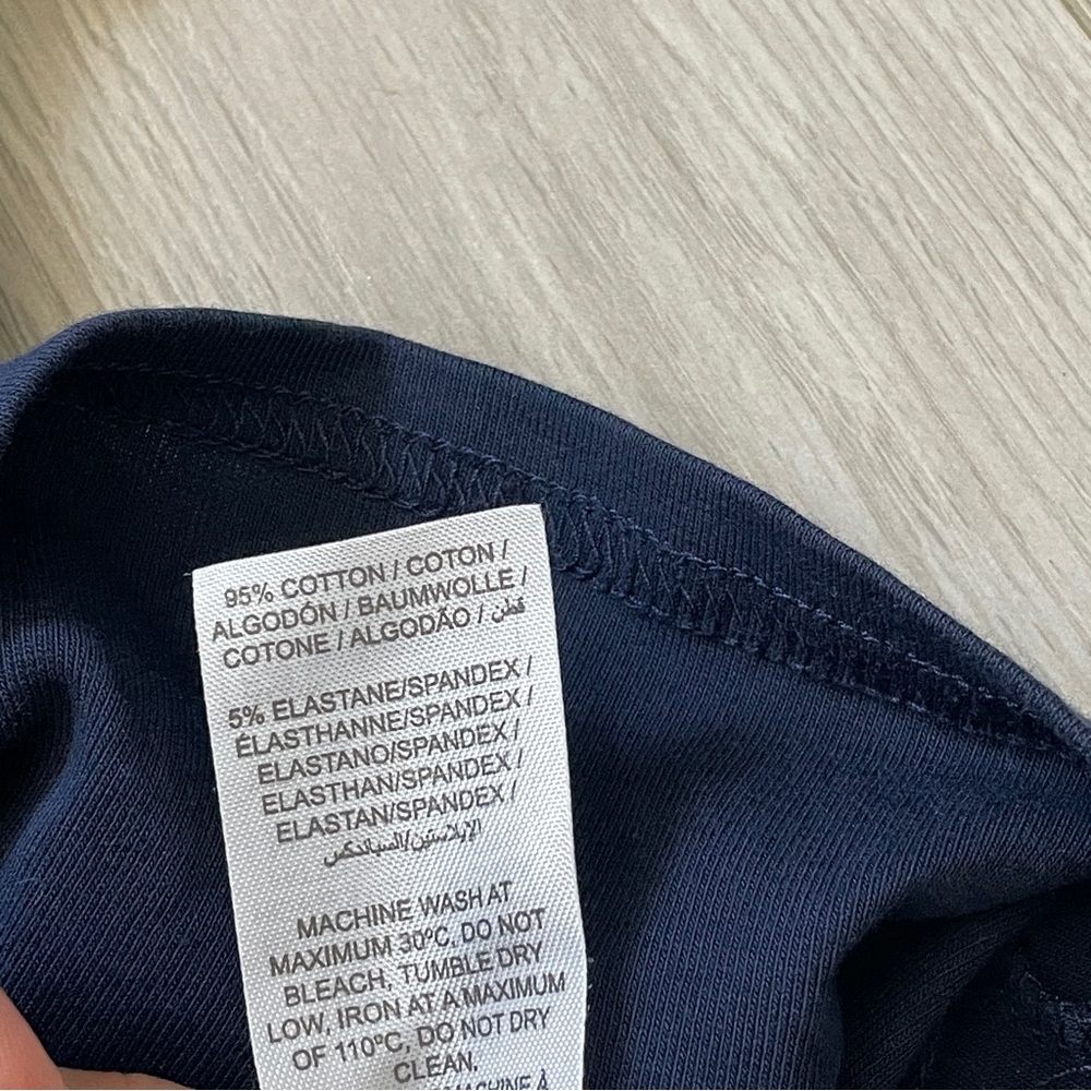 Edikted Blokecore Tshirt kassidy contrast womens Navy Blue xsmall sporty casual - Picture 5 of 6
